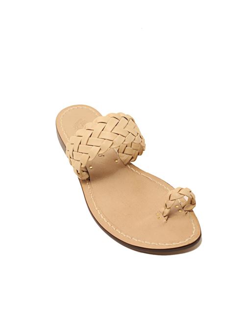 Capri sandal with braid Da Costanzo | TRECCIONEALLUCENUDE